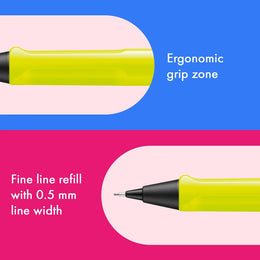 Lamy Safari Mechanical Pencil 0.5 - Neon Yellow