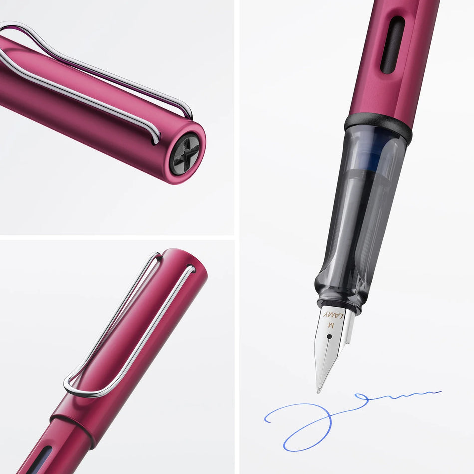LAMY AL-Star Fountain Pen - Black Purple