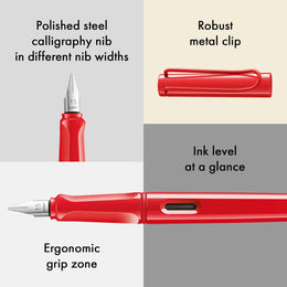 LAMY Joy Calligraphy Fountain Pen - Strawberry