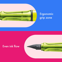 LAMY Safari Fountain Pen - Neon Yellow