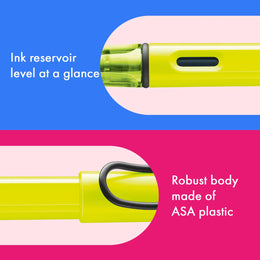 LAMY Safari Fountain Pen - Neon Yellow