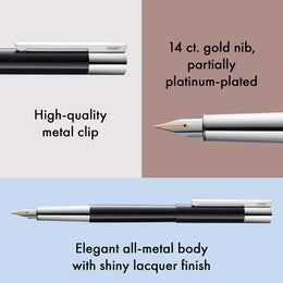 LAMY Scala Fountain Pen - Piano Black