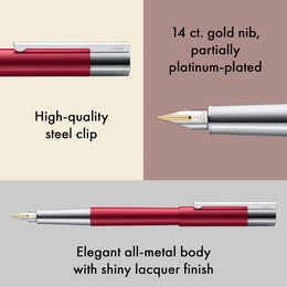 LAMY Scala Fountain Pen - Piano Red