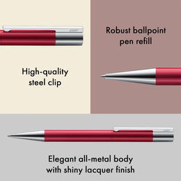 LAMY Scala Ballpoint Pen - Piano Red