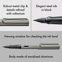 LAMY LX Fountain Pen - Ruthenium