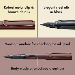 LAMY LX Fountain Pen - Marron