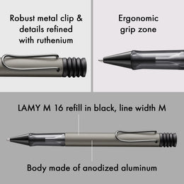 LAMY LX Ballpoint Pen - Ruthenium