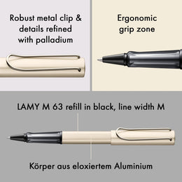 LAMY LX Rollerball Pen - Palladium