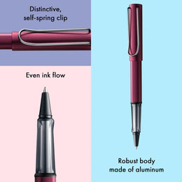 LAMY AL-Star Rollerball Pen - Black Purple