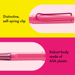 LAMY Safari Rollerball Pen - Neon Pink
