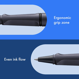 LAMY Safari Rollerball Pen - Steel Black