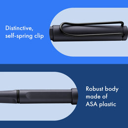 LAMY Safari Rollerball Pen - Steel Black