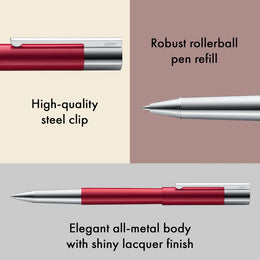 LAMY Scala Rollerball Pen - Piano Red