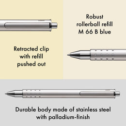 LAMY Swift Capless Rollerball - Nickel Palladium