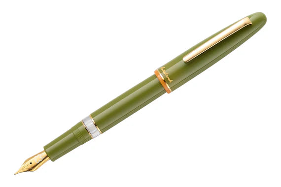 Esterbrook Estie Back To The Land Push Piston Fountain Pen -  Quirky Leaf (Green)
