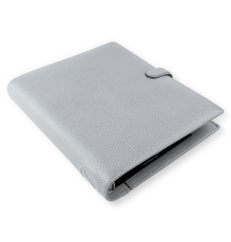 Filofax Finsbury A5 Leather Organizer - Slate Grey – Flax Pen to Paper