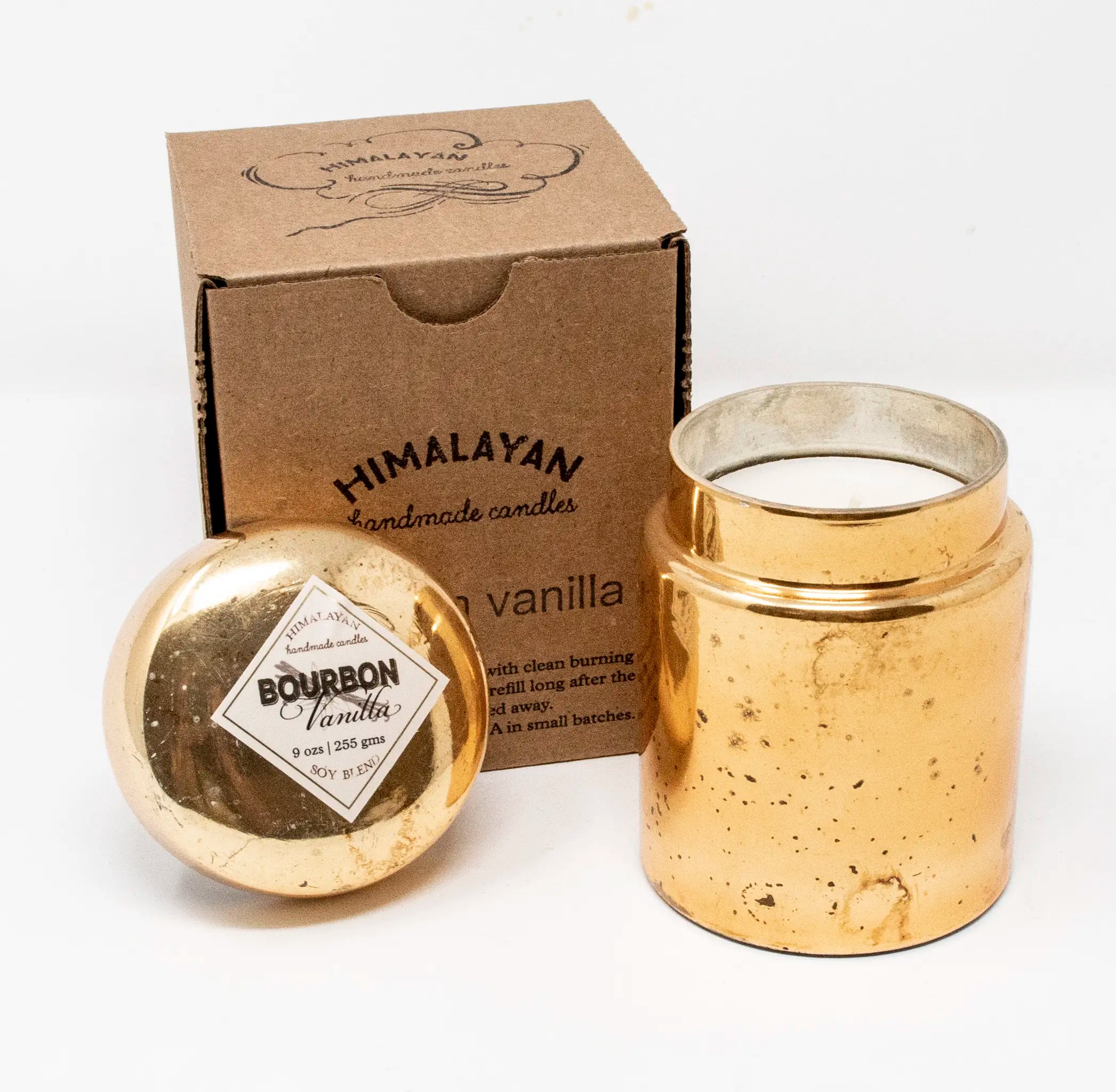 Mountain Fire Glass Candle - Bourbon Vanilla - Thumbnail 3