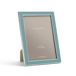 Addison Ross - Silver Trim and Chambray Enamel Picture Frame