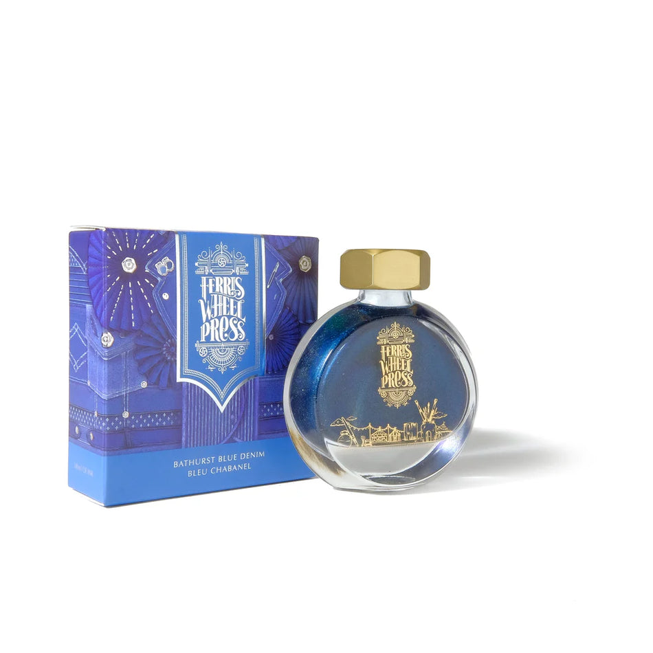 Ferris Wheel Press Fountain Pen Ink (38ml) - Bathurst Blue Denim