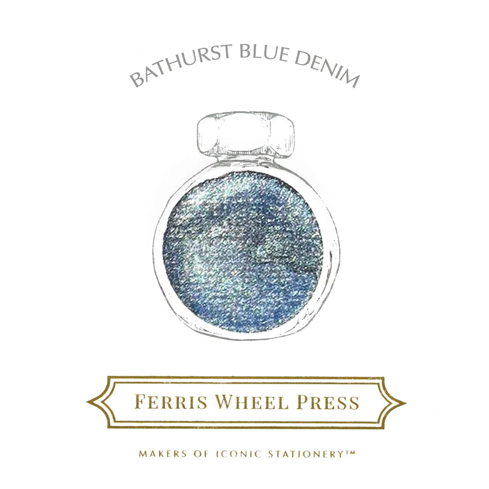 Ferris Wheel Press Fountain Pen Ink (38ml) - Bathurst Blue Denim