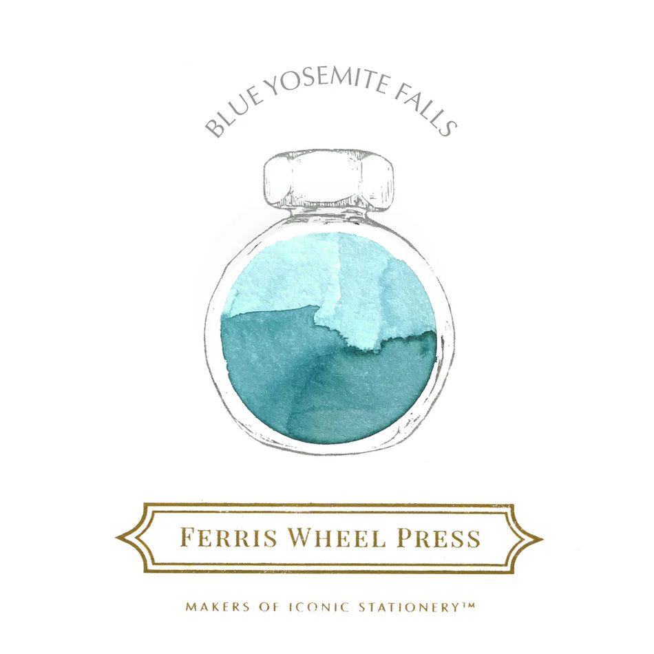Ferris Wheel Press Fountain Pen Ink (38ml) - Blue Yosemite Falls