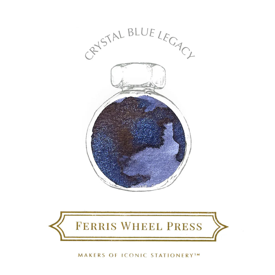 Ferris Wheel Press Fountain Pen Ink (38ml) - Crystal Blue Legacy