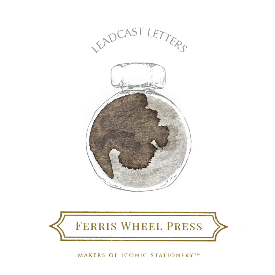 Ferris Wheel Press Fountain Pen Ink (38ml) - Leadcast Letters
