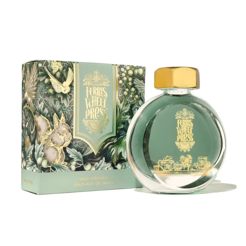 Ferris Wheel Press Fountain Pen Ink (38 mL) - Sage Serenade
