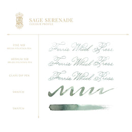 Ferris Wheel Press Fountain Pen Ink (38 mL) - Sage Serenade