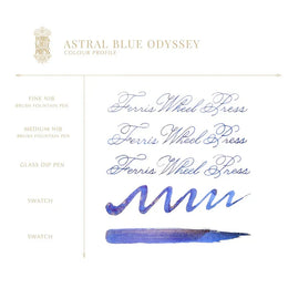 Ferris Wheel Press Fountain Pen Ink (38 mL) - Astral Blue Odyssey