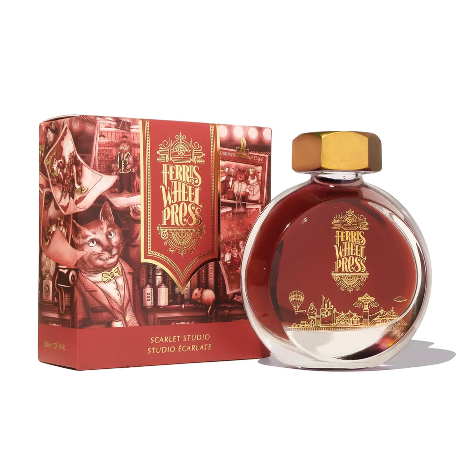 Ferris Wheel Press Fountain Pen Ink (38 mL) - Scarlet Studio