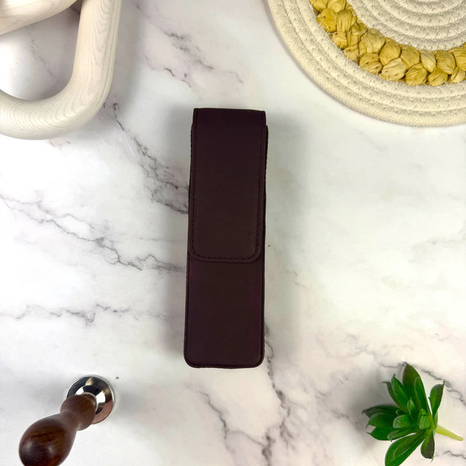 Girologio 2 Pen Magnetic Leather Case - Sugar Plum