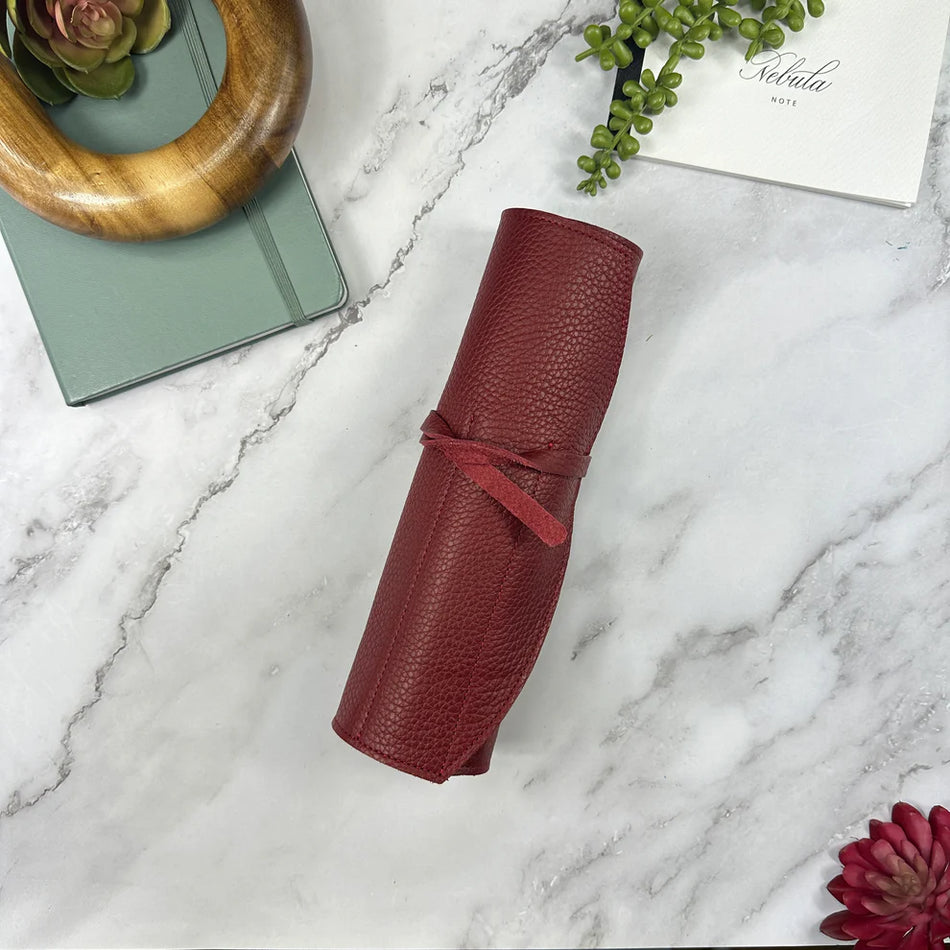 Girologio 10 Pen Roll - Crimson Ember