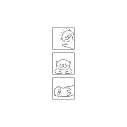 Sun-Star 3-in-1 Animal Stamp - Otter