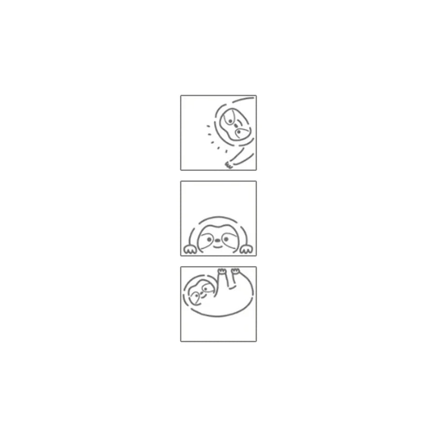 Sun-Star 3-in-1 Animal Stamp - Sloth