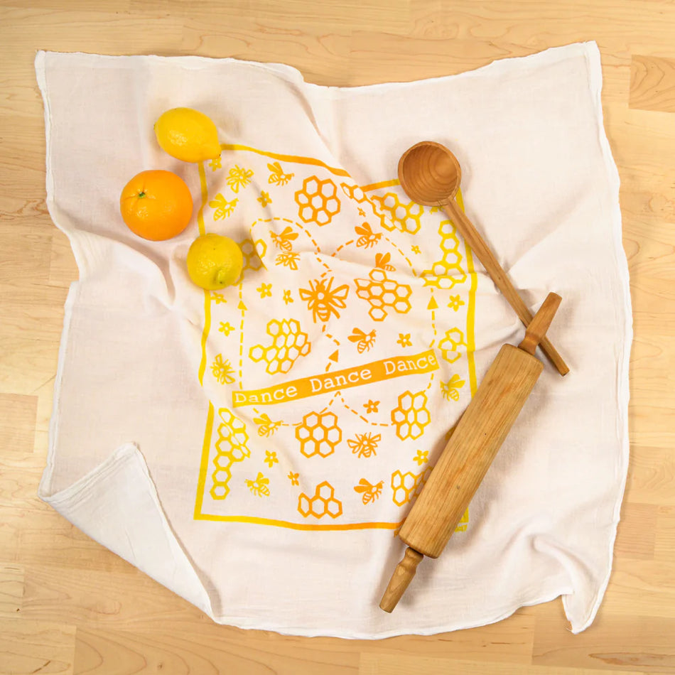 Kei & Molly Flour Sack Dish Towel - Dance Dance