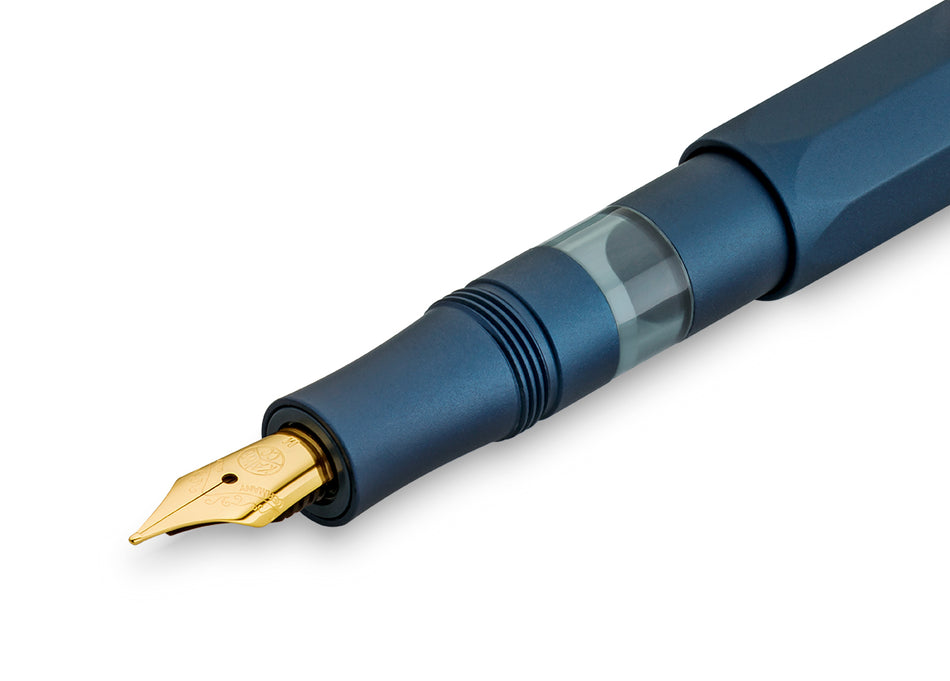 Kaweco AL Sport Piston Filler Fountain Pen - Navy (Starter Set)