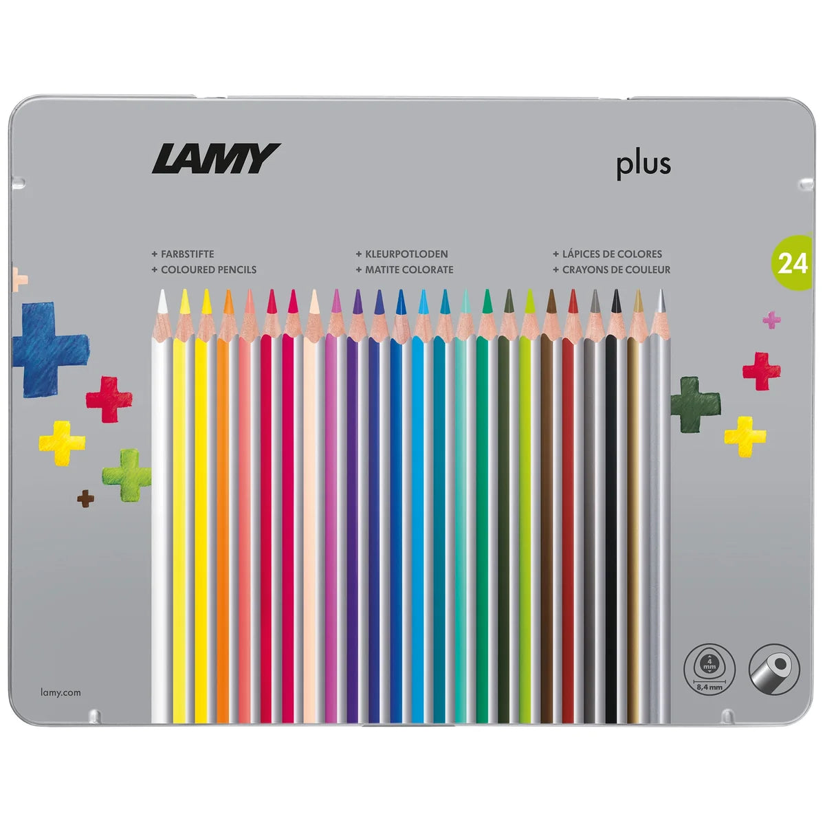 LAMY Plus Color Pencils  Metal Box (Set of 24)