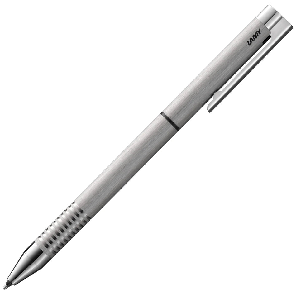 LAMY Logo Multifunction Pen and Pencil - Brushed Stainless Steel
