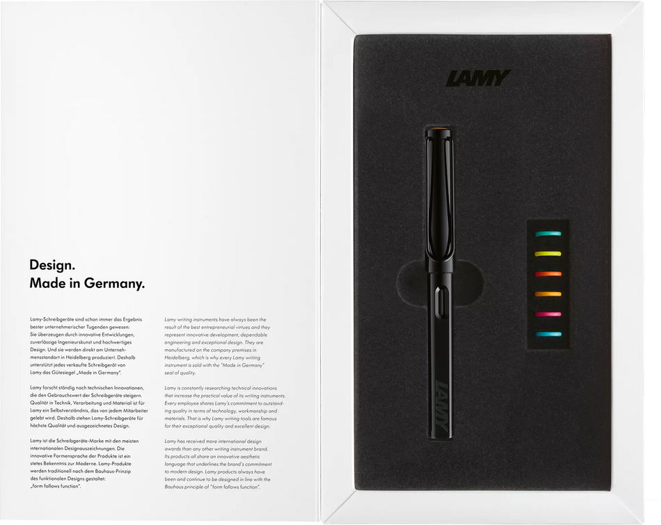 LAMY Safari Multicolor Set - black
