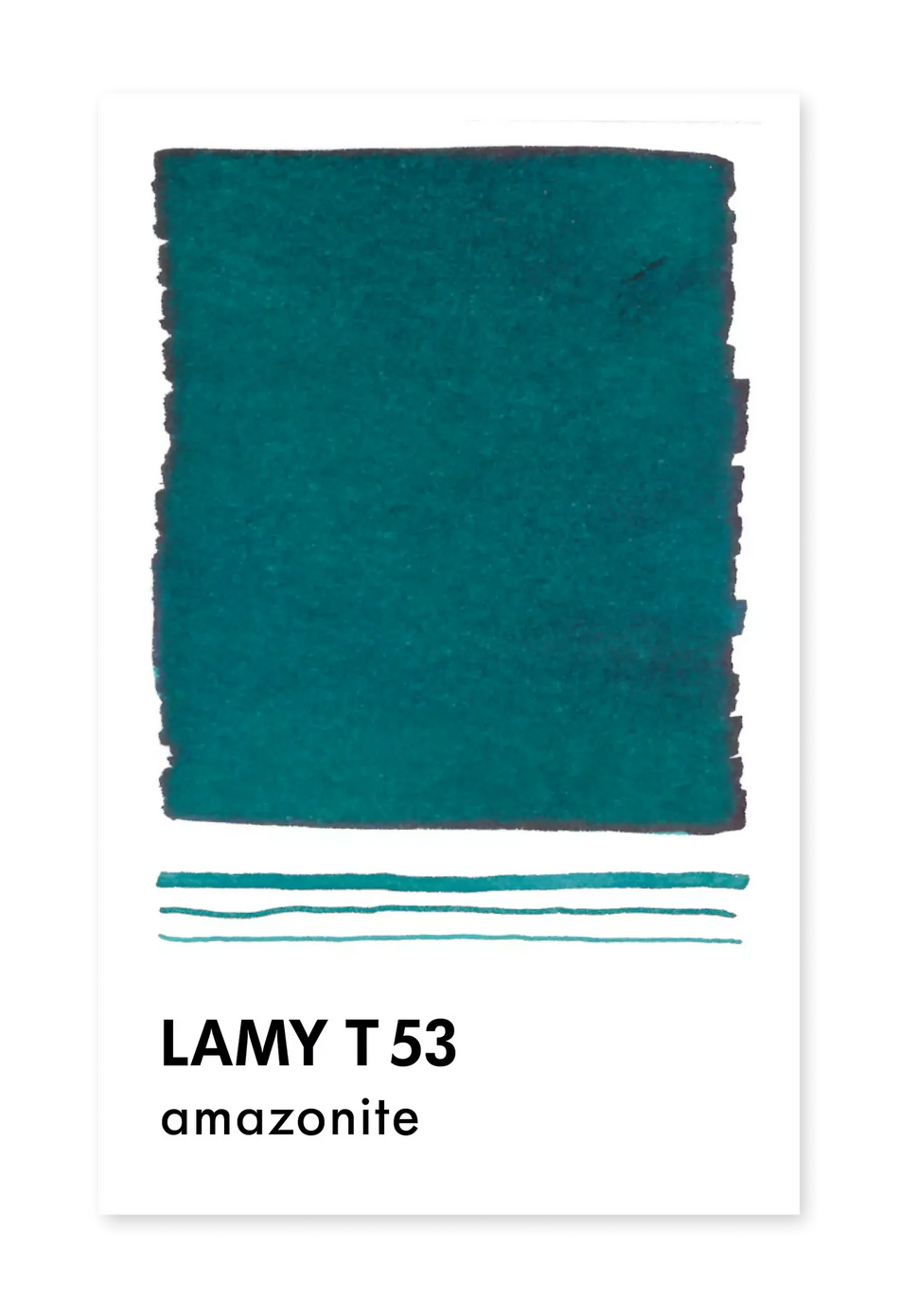Lamy T53 Crystal Ink Series (30ml) - Amazonite