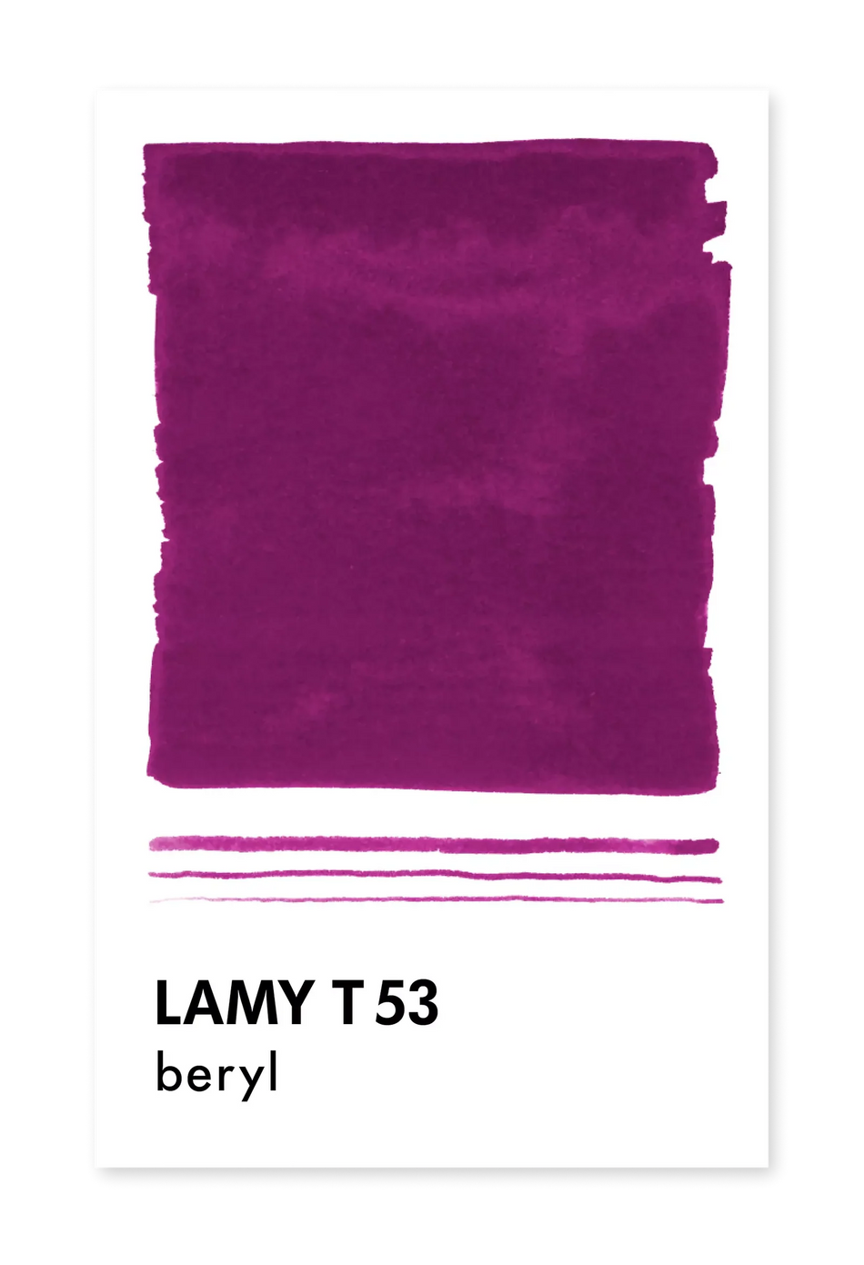 Lamy T53 Crystal Ink Series (30ml) - Beryl