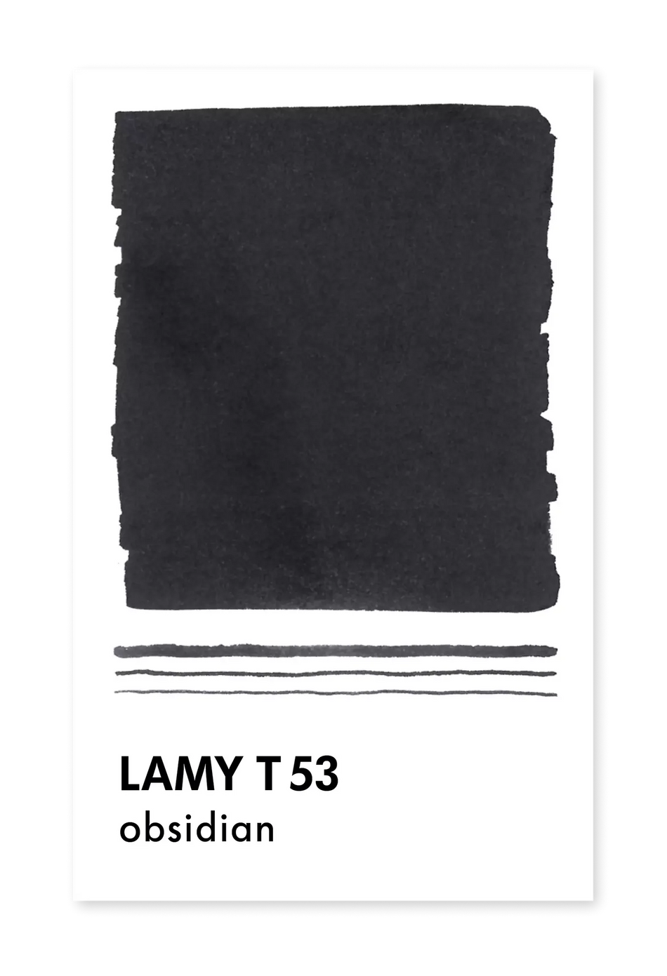 Lamy T53 Crystal Ink Series (30ml) - Obsidian