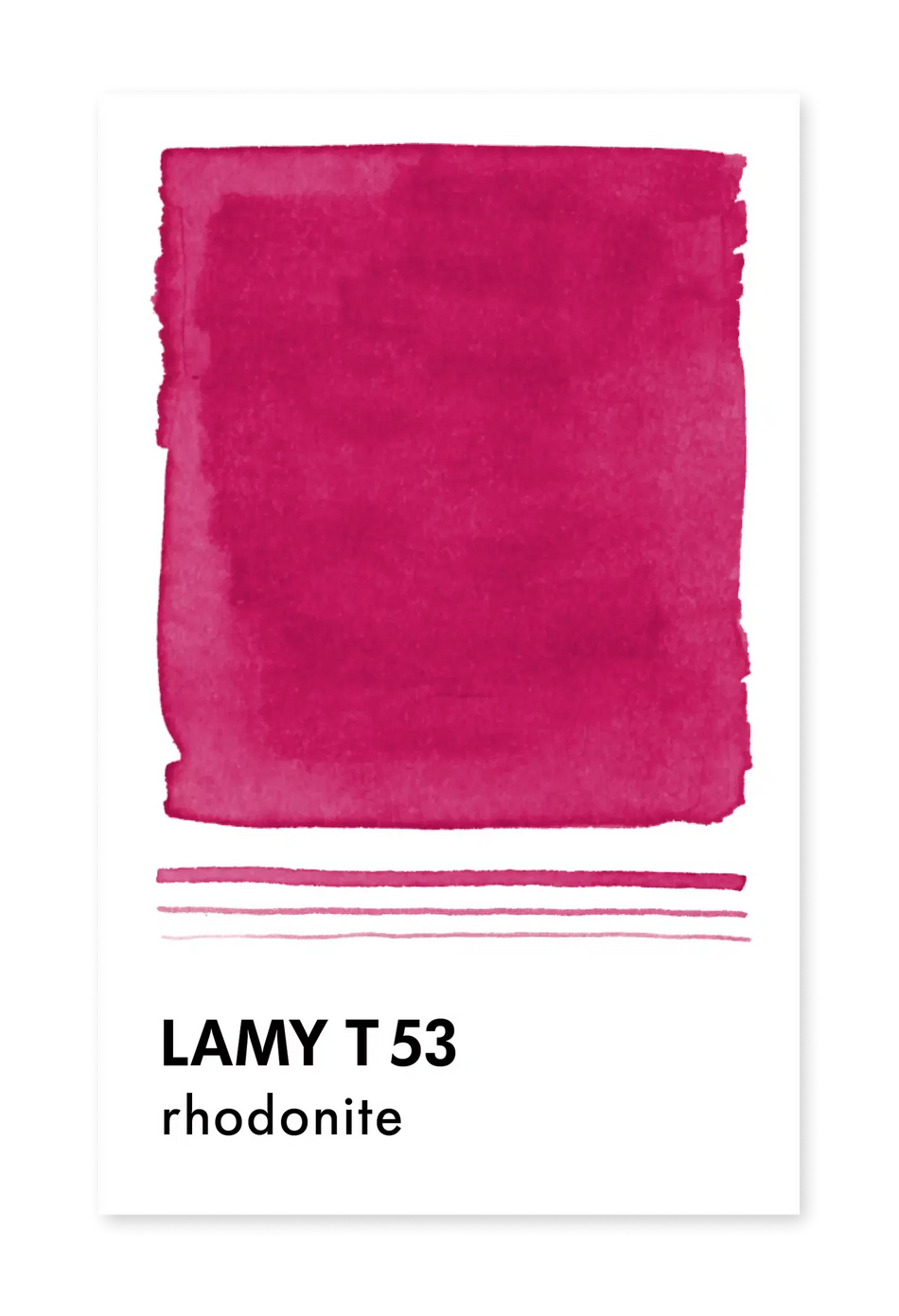Lamy T53 Crystal Ink Series (30ml) - Rhodonite