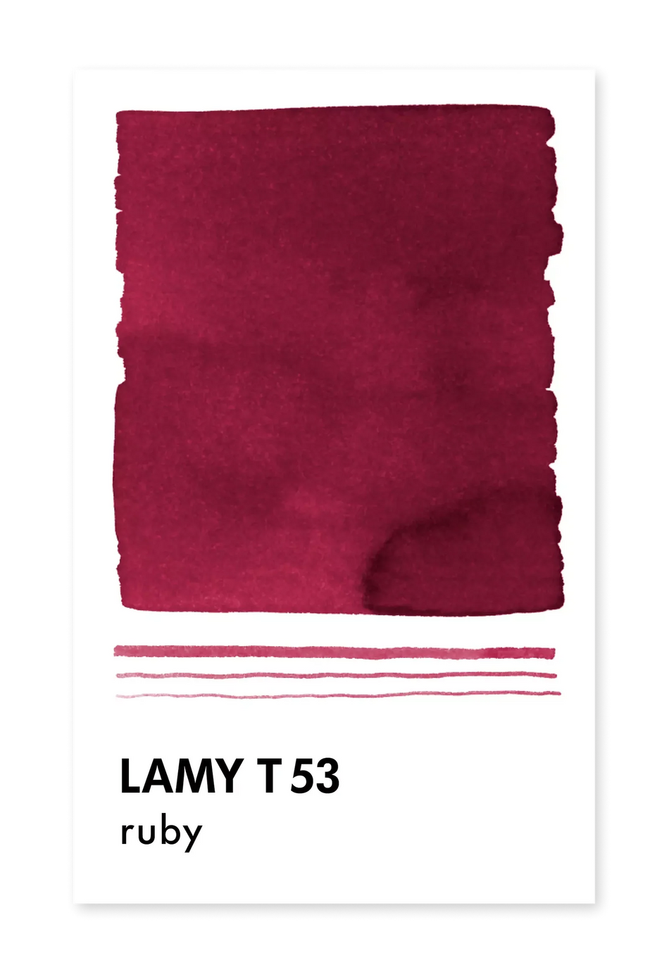 Lamy T53 Crystal Ink Series (30ml) - Ruby