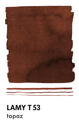Lamy T53 Crystal Ink Series (30ml) - Topaz