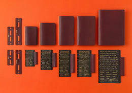 PLOTTER Leather Binder Liscio Limited BOX - A5 Size