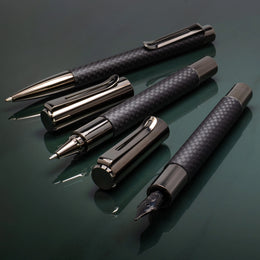 Monteverde Ritma Rollerball - Matte Carbon Fiber