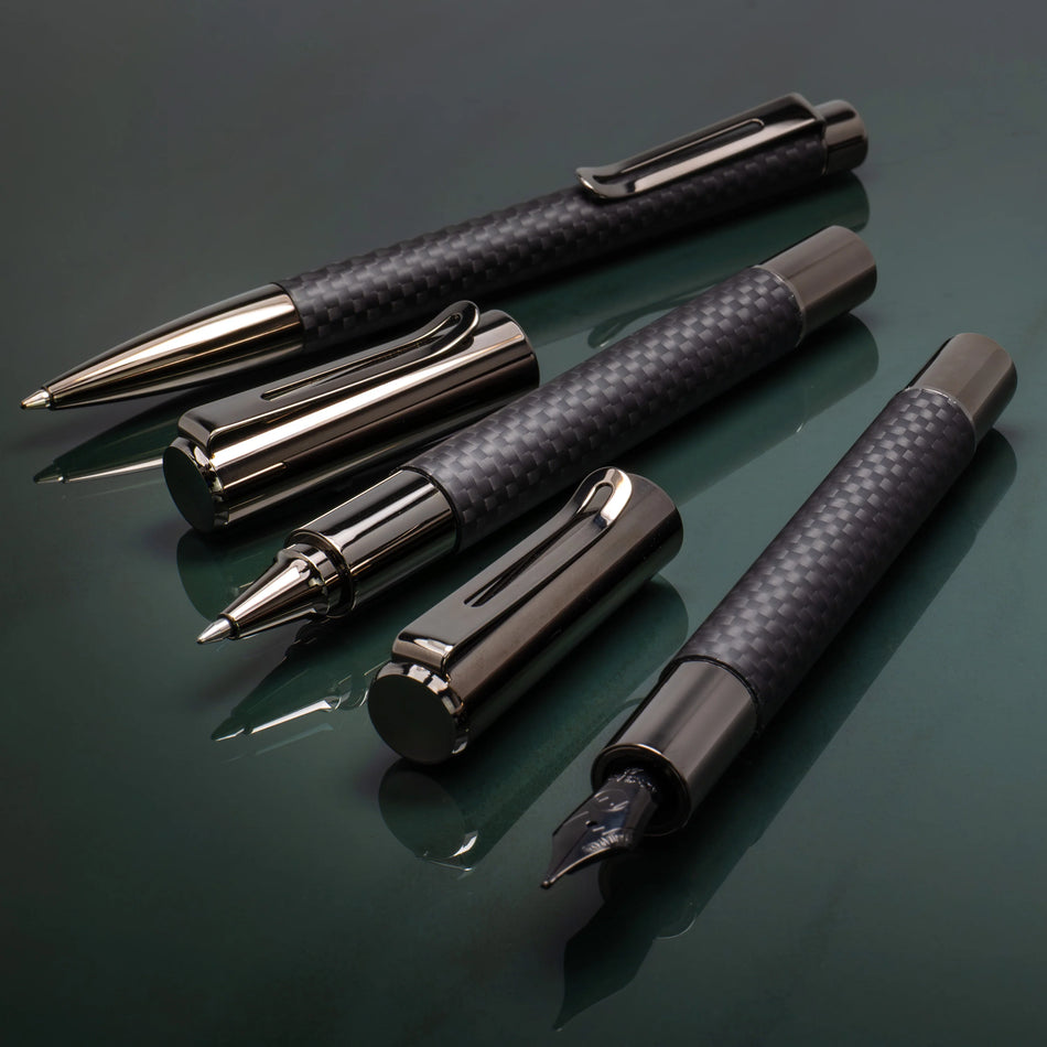 Monteverde Ritma Ballpoint - Matte Carbon Fiber