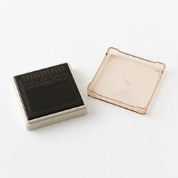 Midori Brown Paintable Stamp Self Inking - Memo